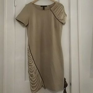 BcbgMaxAzira Wynter Khakis Fitted Stretch Dress L